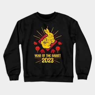 Good Luck Zodiac Happy Chinese New Year of the Rabbit 2023 Crewneck Sweatshirt